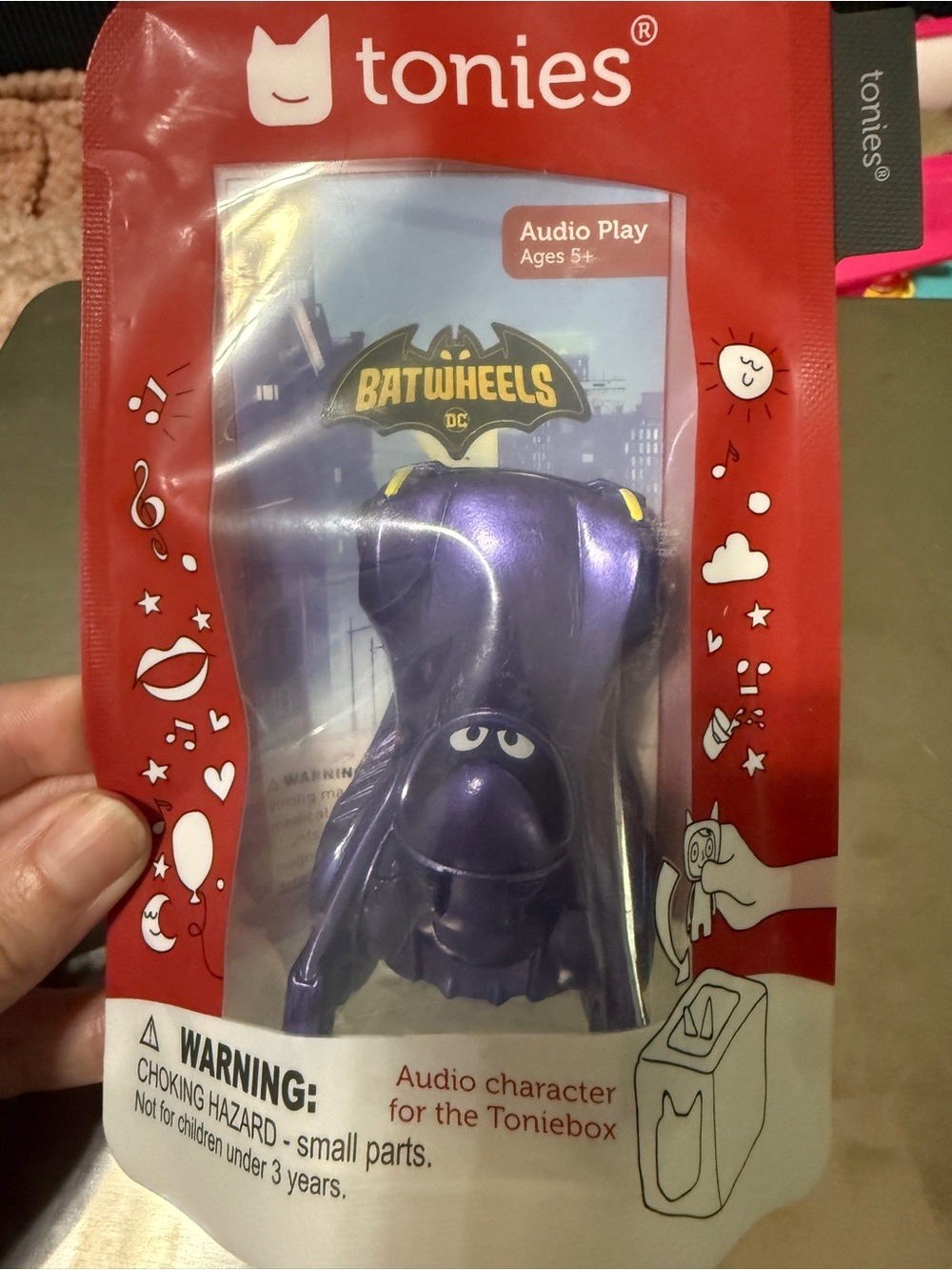 Tonies Batwheels Purple Audio Character for Toniebox
